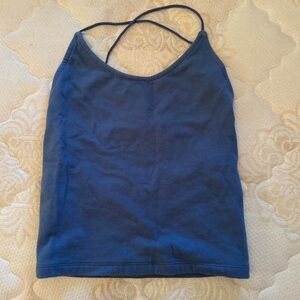 american eagle tank top criss cross back